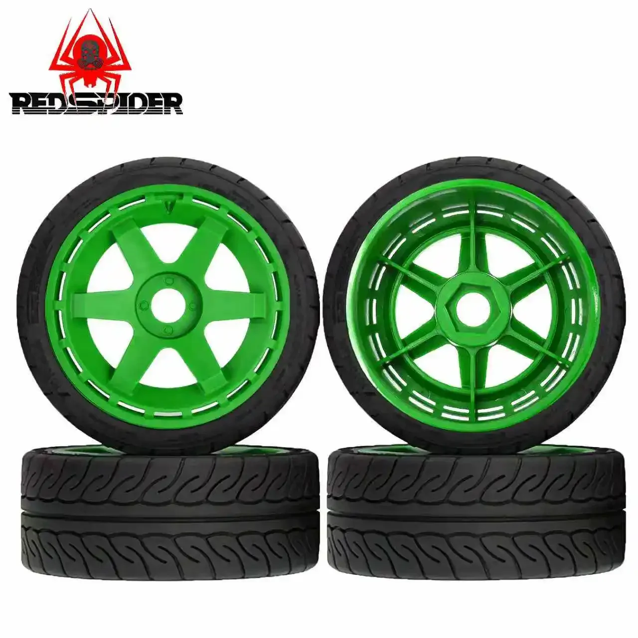 

110mm 1/7 1/8 RC Car Off-Road Flat Run Tire Rally Tyre RV Buggy Tires 17mm Wheel Hex for WRC KM FS KKPIT Hyper GO MJX