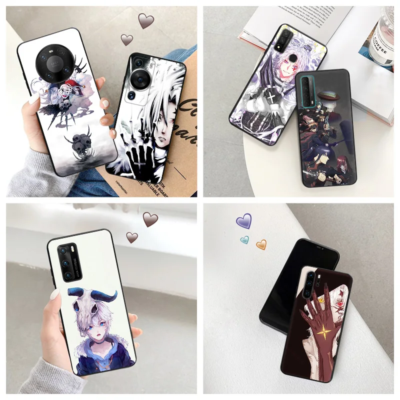 Silicone Black Phone Case for Motorola G200 5G G30 G31 One Fusion D. GRAY MAN Anime Huawei P40 P30 P20 P Smart iphone6 Cover