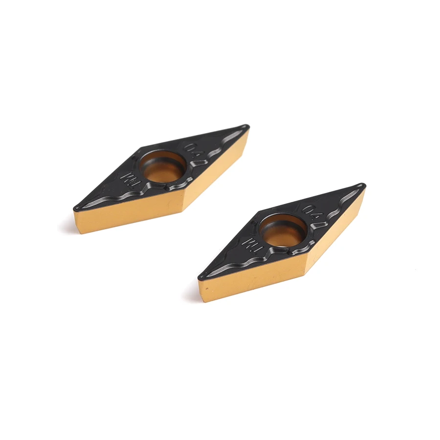 VCMT110304 TM VCMT110308 TM NK8125 CNC lathe highquality two-color coating turning tool Carbide Cutting Tool High hardness blade