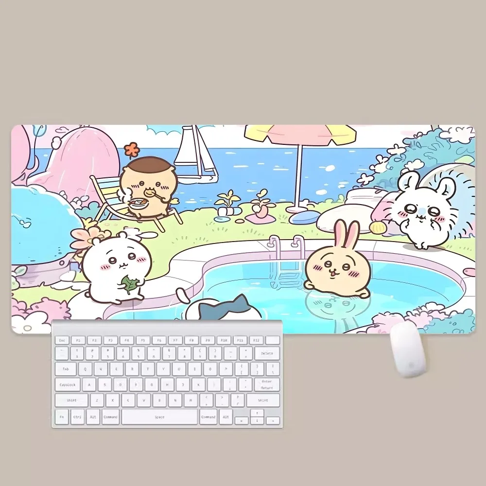 Cute Cartoon C-chiikawa Mousepad nuovi arrivi Large Gaming Mousepad L XL XXL Gamer Mouse Pad Size per tastiere Mat