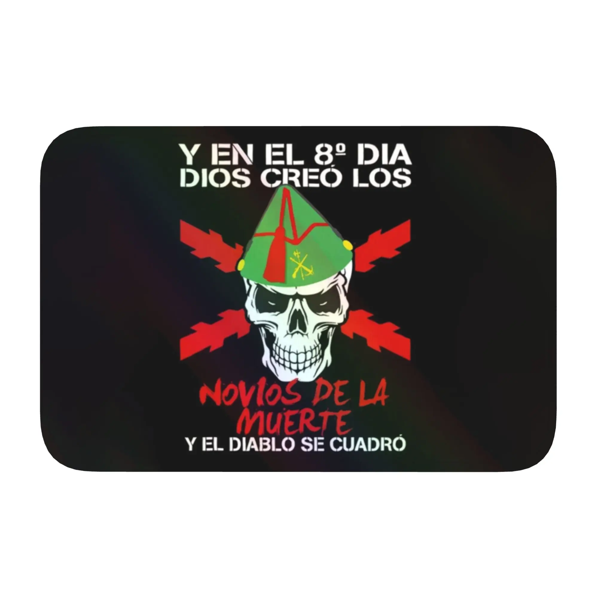 Spanish Legion Doormat Non-Slip Entrance Kitchen Bath Door Floor Mat Spain Coat of Arms Bedroom Balcony Rug Carpet Footpad