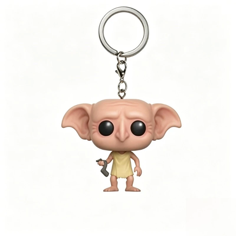 Wizarding World Character Keychain Set, Cute Mini Figure Key Rings, Collectible Bag Charms, Ideal Gift for Fans & Kids view 4