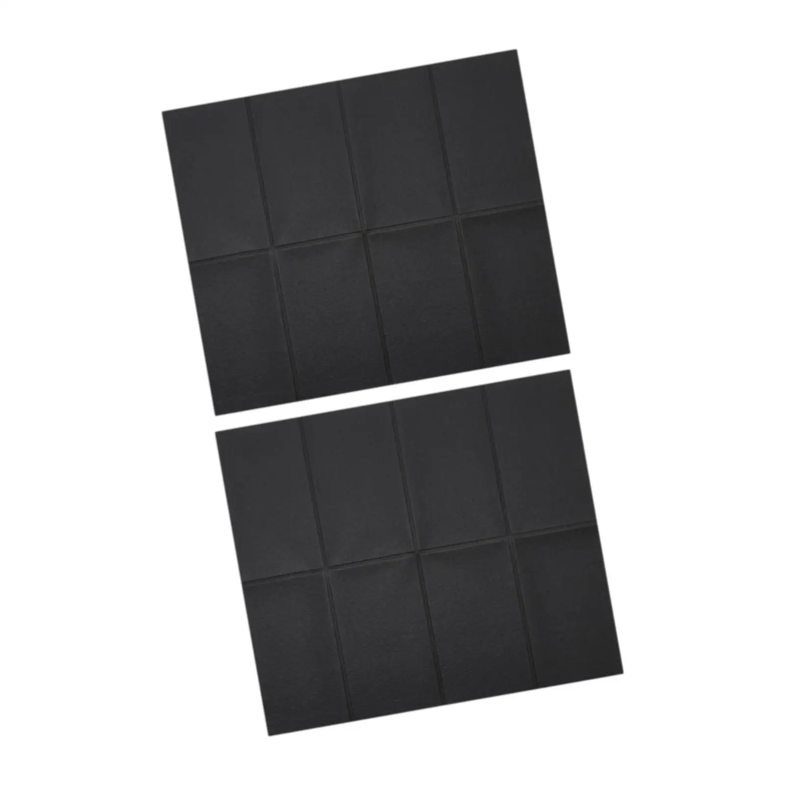2Pcs Outdoor Playground Mats Activity Rug PVC Shock Absorbing Space Saving Anti-slip Rubber Tile for Living Room Playhouse