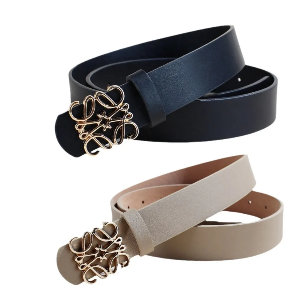 Women's Snap Button Belt - Fashion Decorative Faux Leather Belt for Jeans Adjustable Waistband for Women,New Fashion Accessories