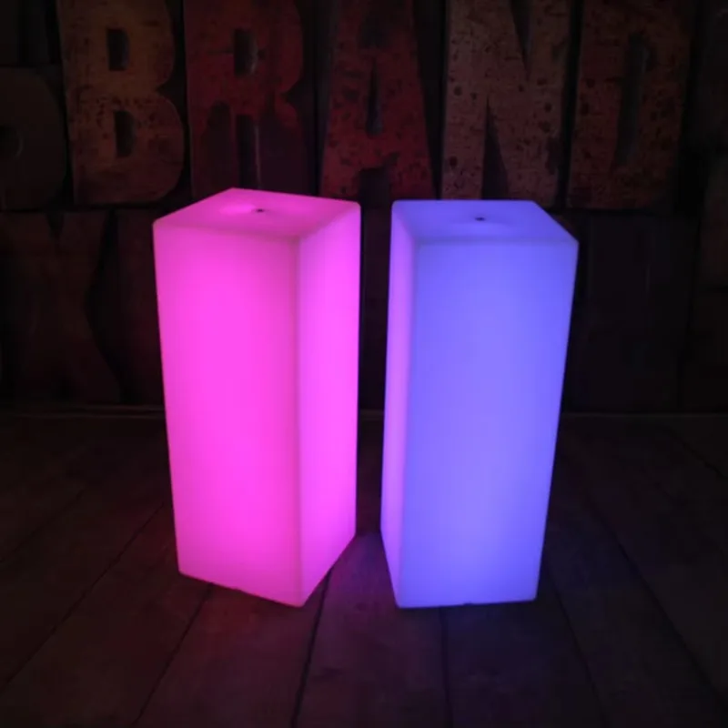 Modern Nightclub Plastic LED Bar Table for Home Bar Hotel Apartment Events Rotomolded Products Rotomolding