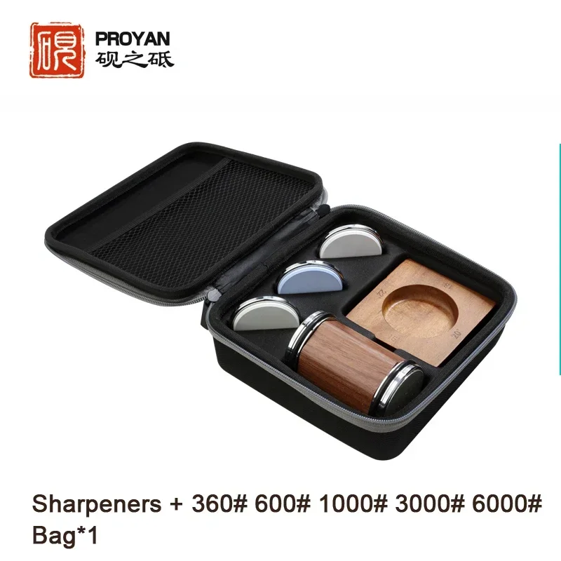 PROYAN Professionele slijpsteen Roller Type Vaste messenslijper Diamant Keramische slijpsteen DIY Houtbewerkingsgereedschap Slijpsteen