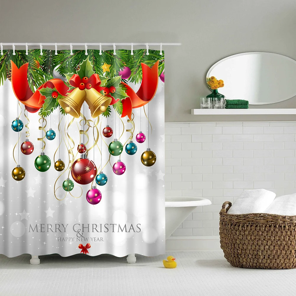 

150x180cm 3D Print Shower Curtain Waterproof Mildew Proof Polyester Unique Bath Decoration Clear Graphics Crease Resistant