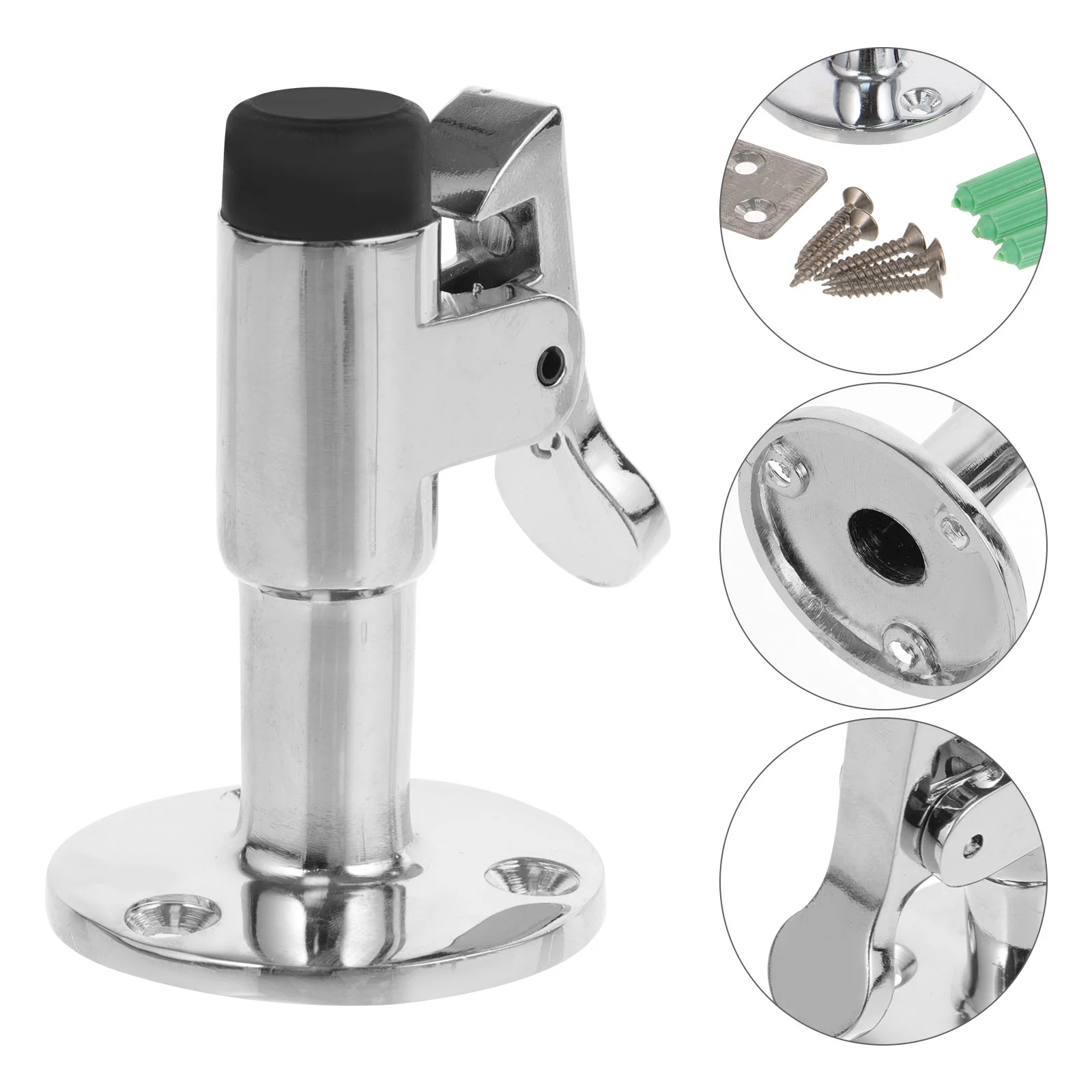 

Spring Door Stoppers Holder for Yacht Marine Windproof Fixer Knob Sturdy Magnesium Alloy Polished Catch