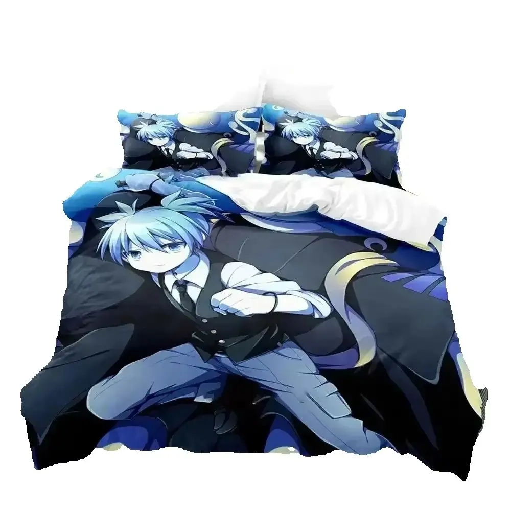 2026 Anime Assassination Classroom Duvet Cover Pillowcase Bedding Set Adult Boys Girls Bedroom Decoration Children Gift