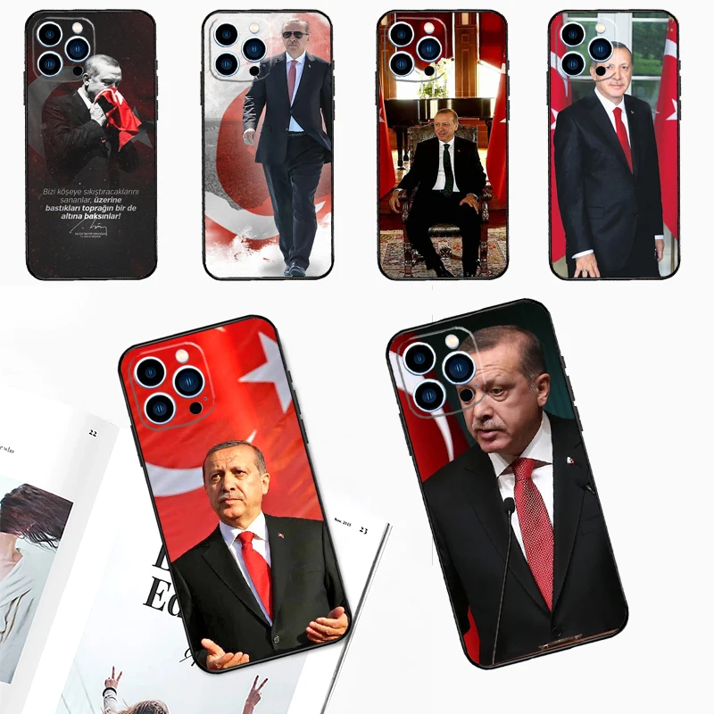 President Turkey Recep Tayyip Erdogan Case For iPhone 15 16 14 Plus 11 12 13 Pro Max Mini X XR XS Max 7 8 Plus Back Cover