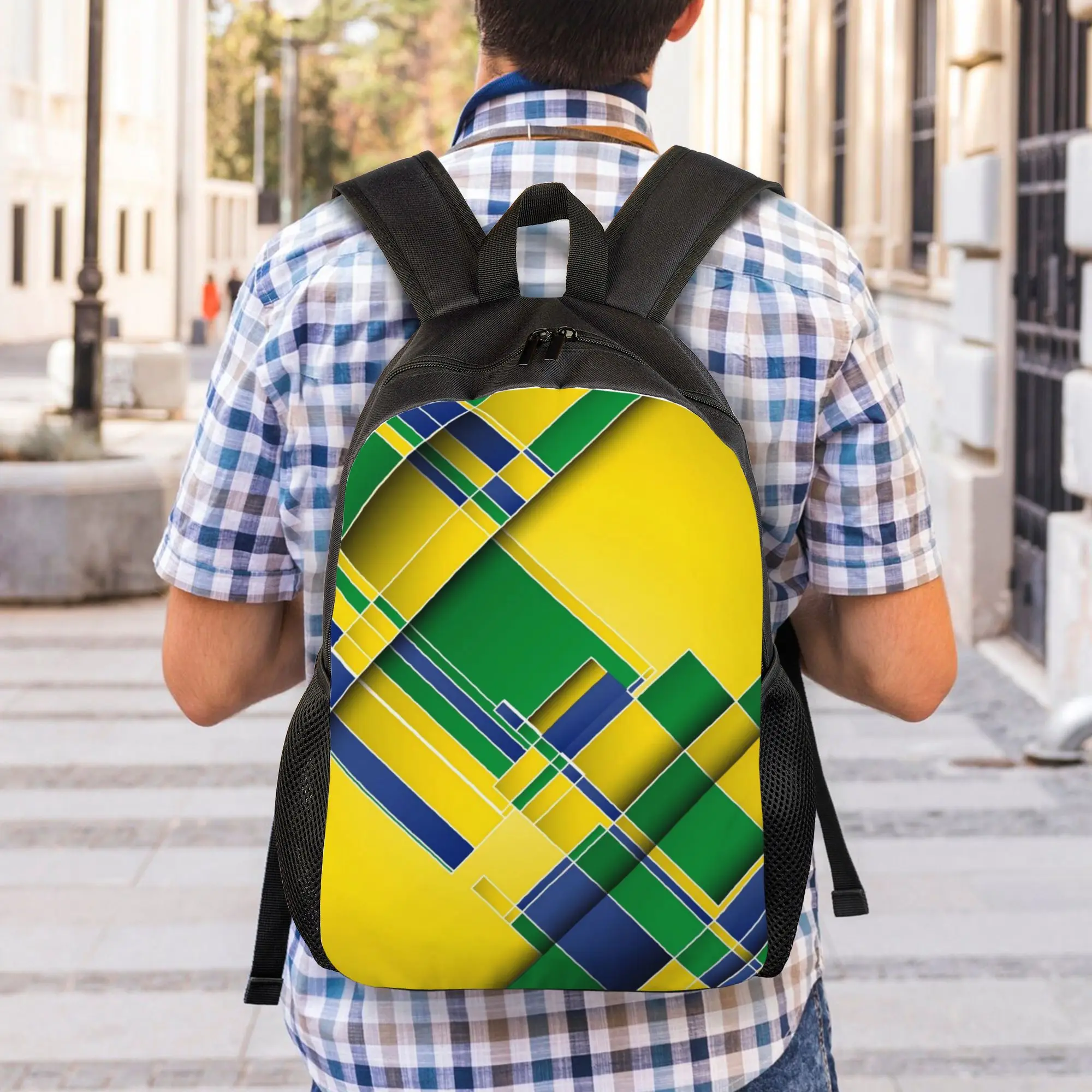 

Back to school season Personalised Soccer Football Fan Merch 57 Knapsack Male Lady Book Pack Backpack