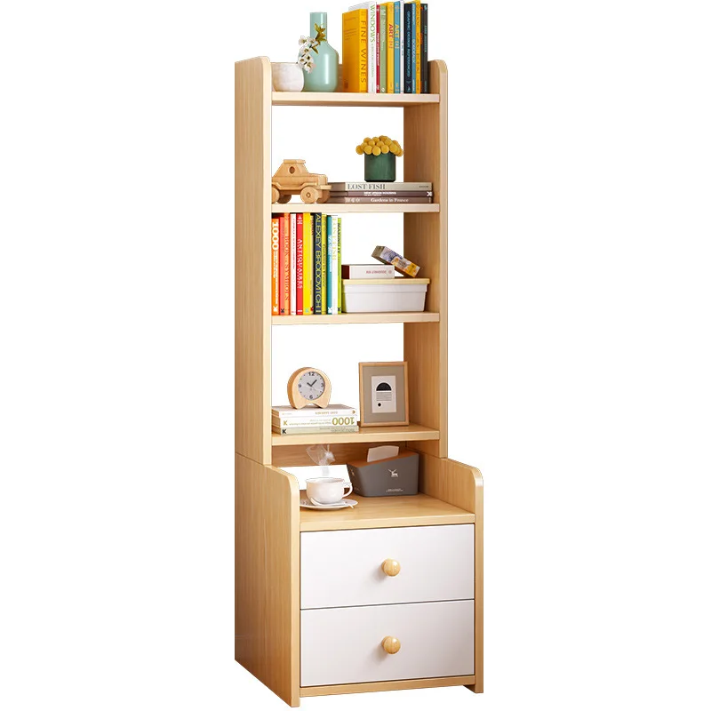 Bedside ultra-narrow locker, bedroom small rack, multi-layer simple cabinet
