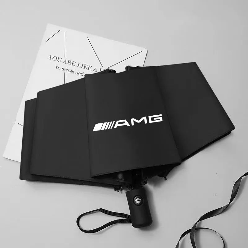 Car Automatic Folding Windproof Sunshade Umbrella For Mercedes Benz Amg W203 W204 W205 W211 W463 W210 W212 W213 Car Accessories view 4