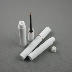 100pcs 6ml Empty Eyeliner Bottles AS Eyelash Glue Tube Containers Eyelash Growth Liquid Bottles White Eyeliner Bottles