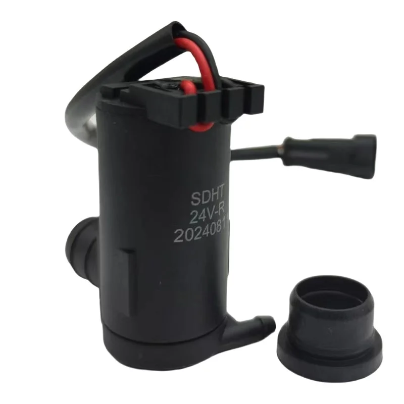 

Genuine 24V-R Windshield Washer Fluid Tank Motor with Gasket for Sinotruk SITRAK C7H/G7S/Howo TX