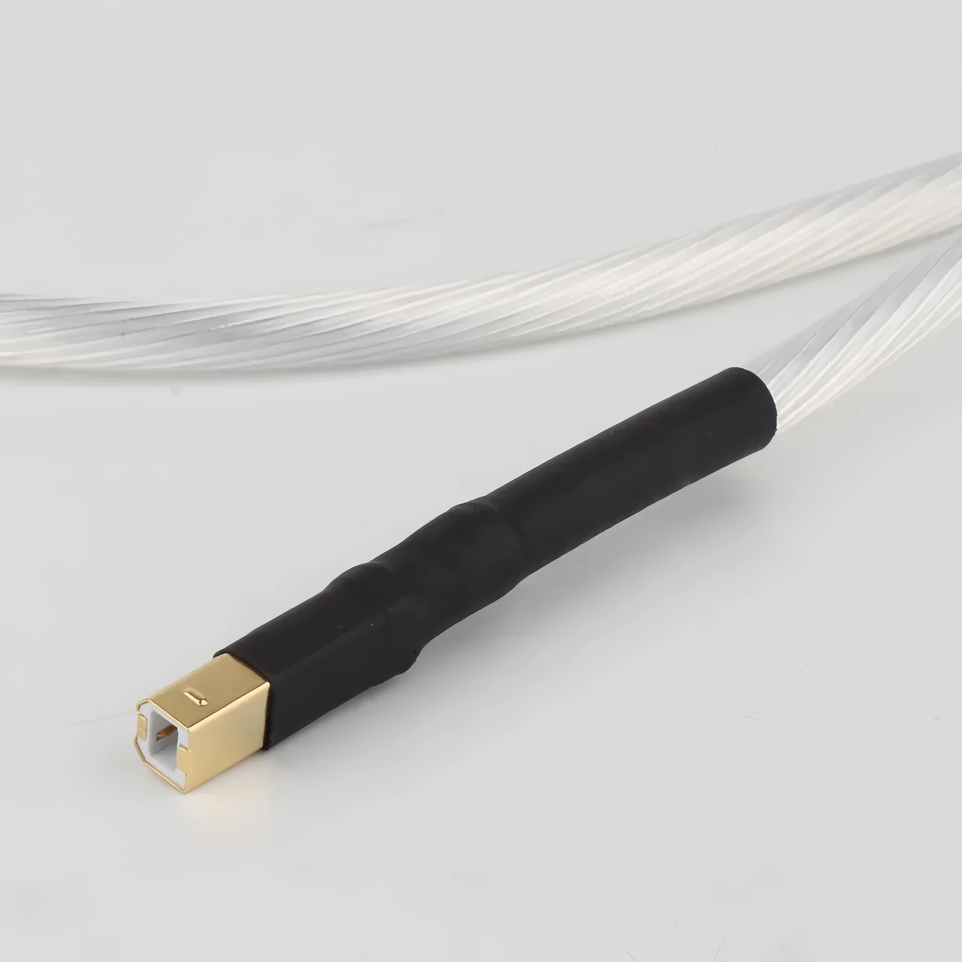 Câble de données de radiateur USB A vers type C, décodeur Odin2, carte son, directions numériques, 8 brins plaqués argent, type A vers B, Hein2018