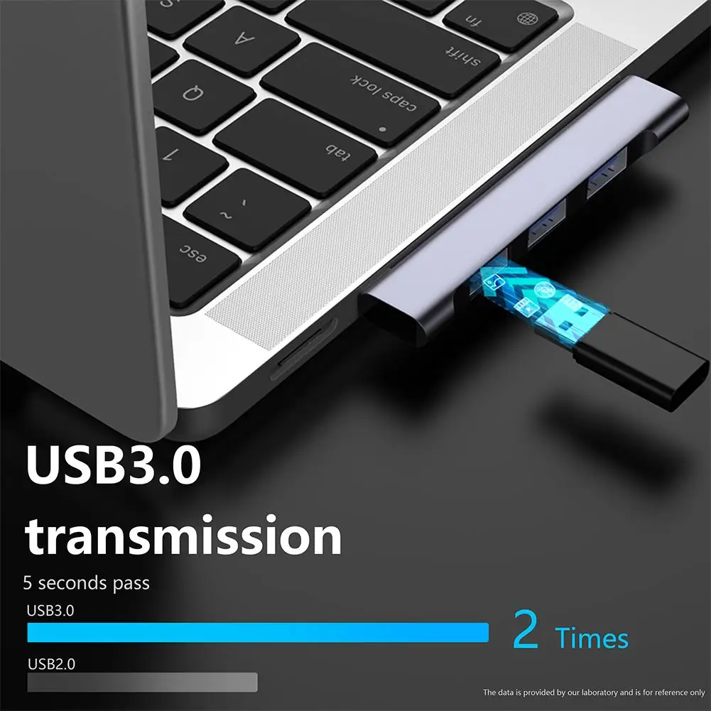 

4-in-1 Usb C Hub 3.0 Pd 60w Type C 3.1 Multi Ports Usb Splitter Otg Adapter Usb Hub For Pro 13 15 Air Pro P7h3