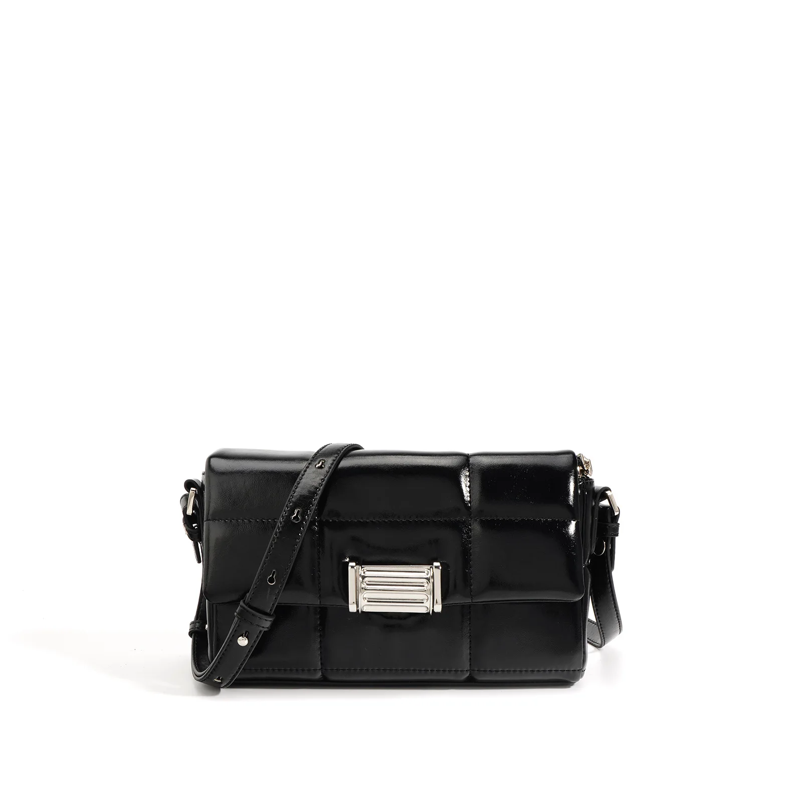 Genuine Leather Bags for Women with Chain Strap and Lock Buckie Unique Design Diamond Lattice Shoulder Elegant Luxury Handbags