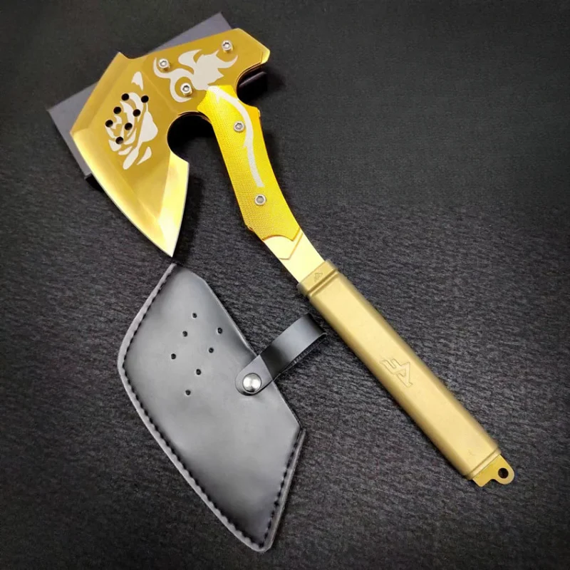 

Rose Axe Golden Outdoor Camping Tactical Axe