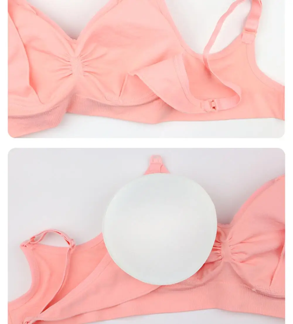 Still-BHs ohne Bügel, Still-BH-Slip-Set, Schwangerschaftskleidung, verhindert Durchhängen, atmungsaktiver Still-BH für Frauen – Detail 14