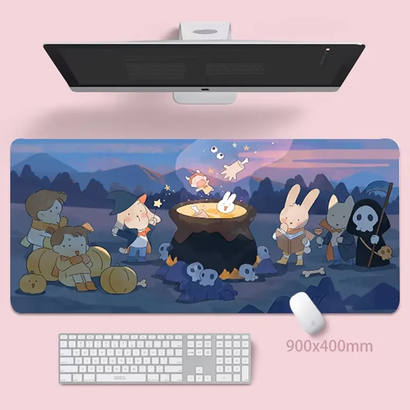 

Large Mouse Pad Anime Cartoon Game Mouse Pads Cute Rabbit Mouse Carpet Office Desk Mat Laptop Accessories Non-slip table Mat