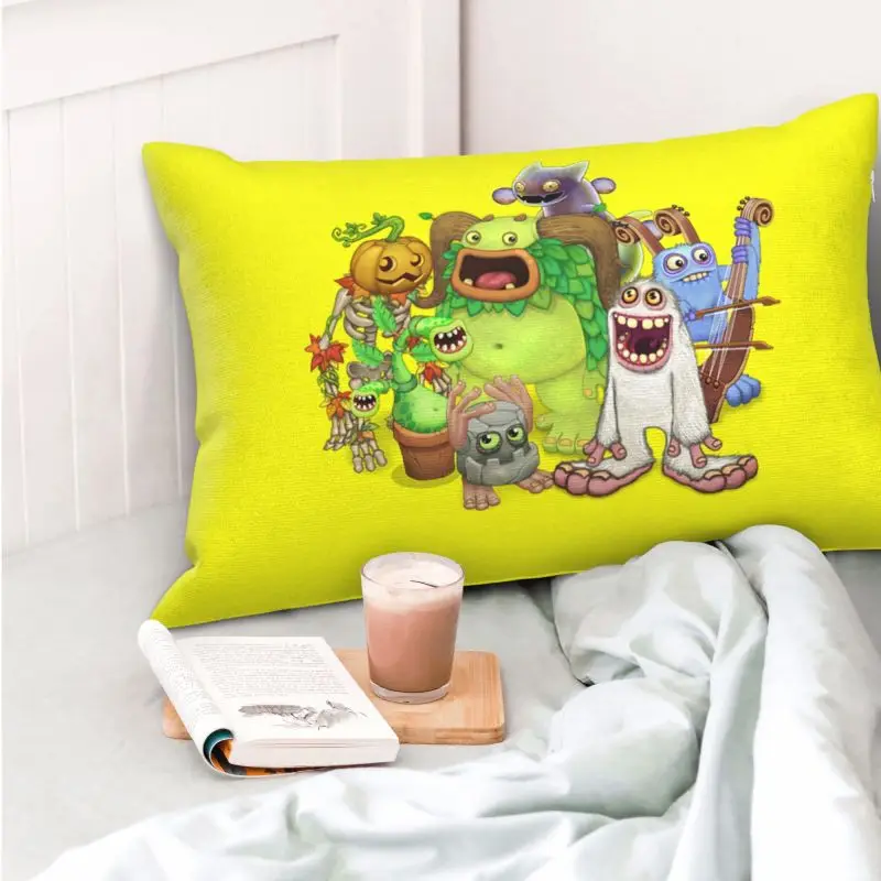 Custom My Singing Monsters Video Game Kussensloop 60Cm X 40Cm Huisdecoratie Salon Rechthoek Kussensloop