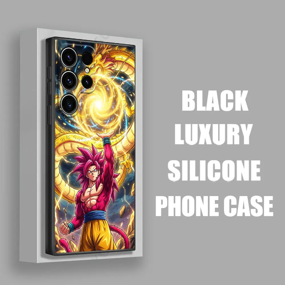 DragonS B-Ball Goku SSJ4 Phone Case For Samsung Galaxy S25 S24 S23 S20 S21 FE S26 S22 Ultra 5G S26 Plus S25FE Soft Silicon Cover view 3
