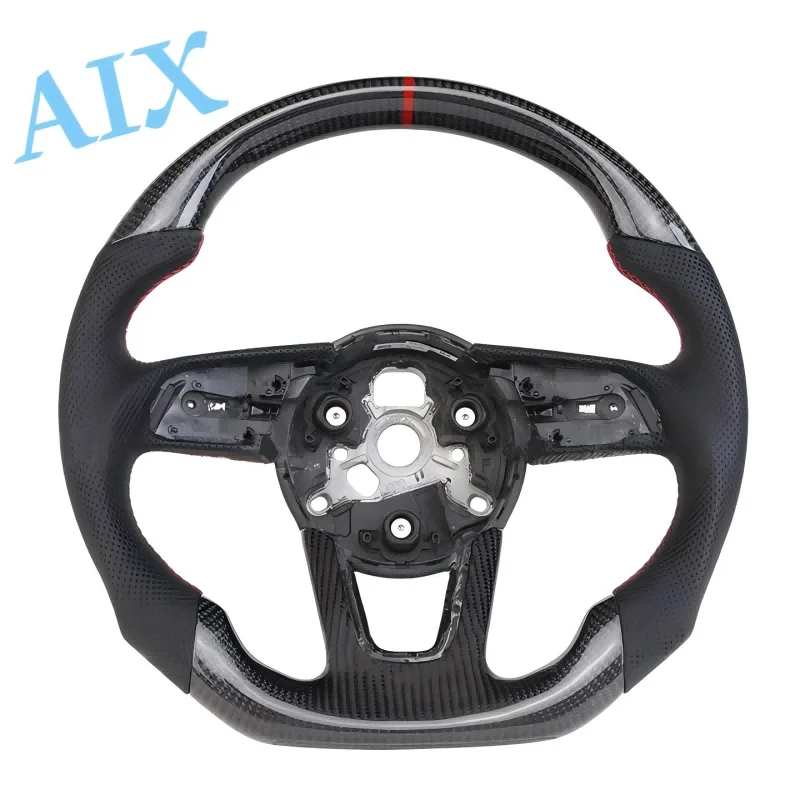 

Custom Carbon Fiber Steering Wheel for Audi A4 2021-2024, A5 2019-2025, A3 – Handmade Modification