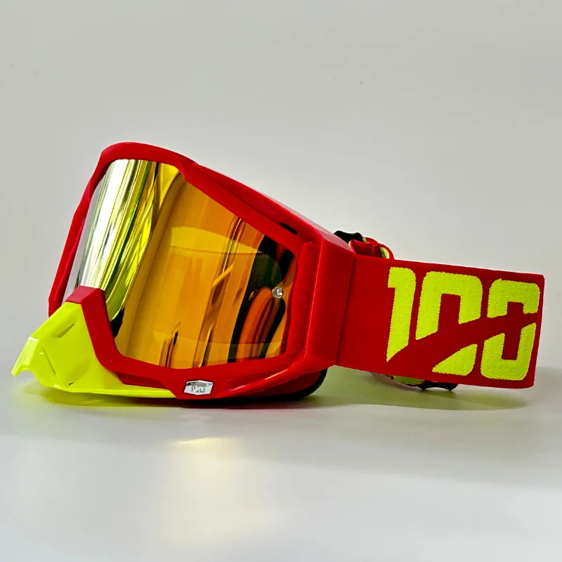 HD Lens Motocicleta Óculos para Homens, Dirt Bike Goggles, MX MTB Óculos De Sol, Motocross Óculos De Viagem