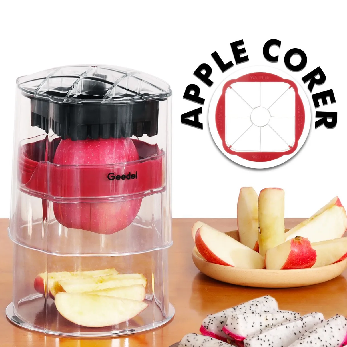 

Ручной резак для картофеля фри, картофелечистка, ручной пресс 3 в 1, овощерезка для фруктов, сливки, яблоко, груша, сердцевина, портативные кухонные гаджеты