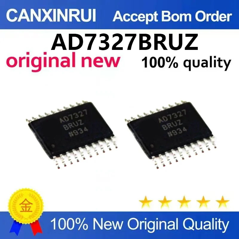 (5pcs-100pcs)Original AD7327BRUZ-REEL7 package TSSOP-20 12 bit signed A analog-to-digital conversion chip