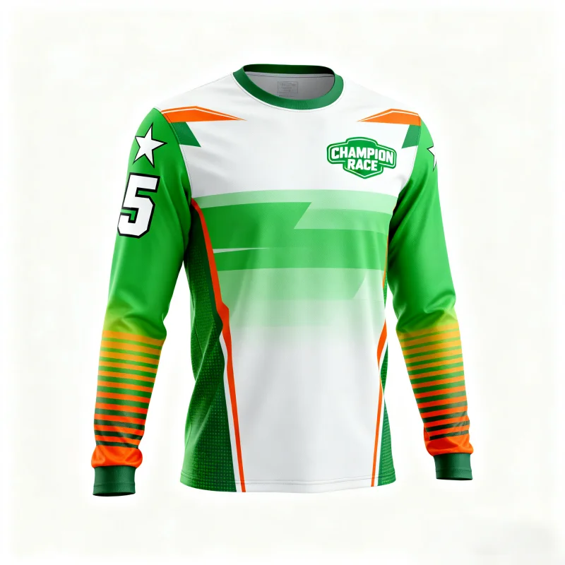 

3D Printed Racing - Themed Long - Sleeve Shirts with Bold Numbers & Dynamic Patterns – Stylish for Motorsport Enthusiasts