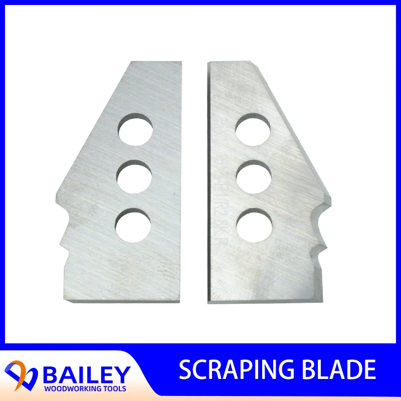 

BAILEY 1PAIR 35x17.15x2mm R1 R2 3K Smooth sliding blade Scraping Blade Cutter for BIESSE Edge Banding Machine Woodworking Tool