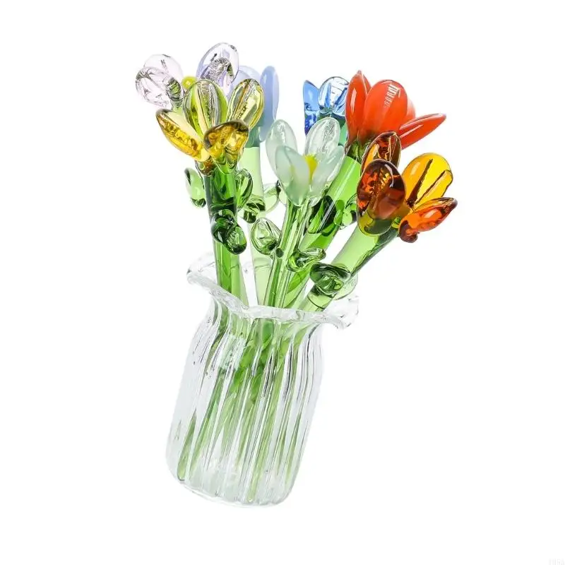 Lovely Glass Flower Vase Centerpieces Brightens Your Home Office Wedding Gift 