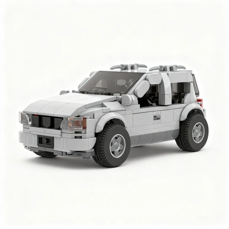 345 pièces MOC City Champions Mercedesesed ML SpeedChampions Blocs de construction Modèle Idée de construction DIY Jouet Cadeau de Noël pour enfants