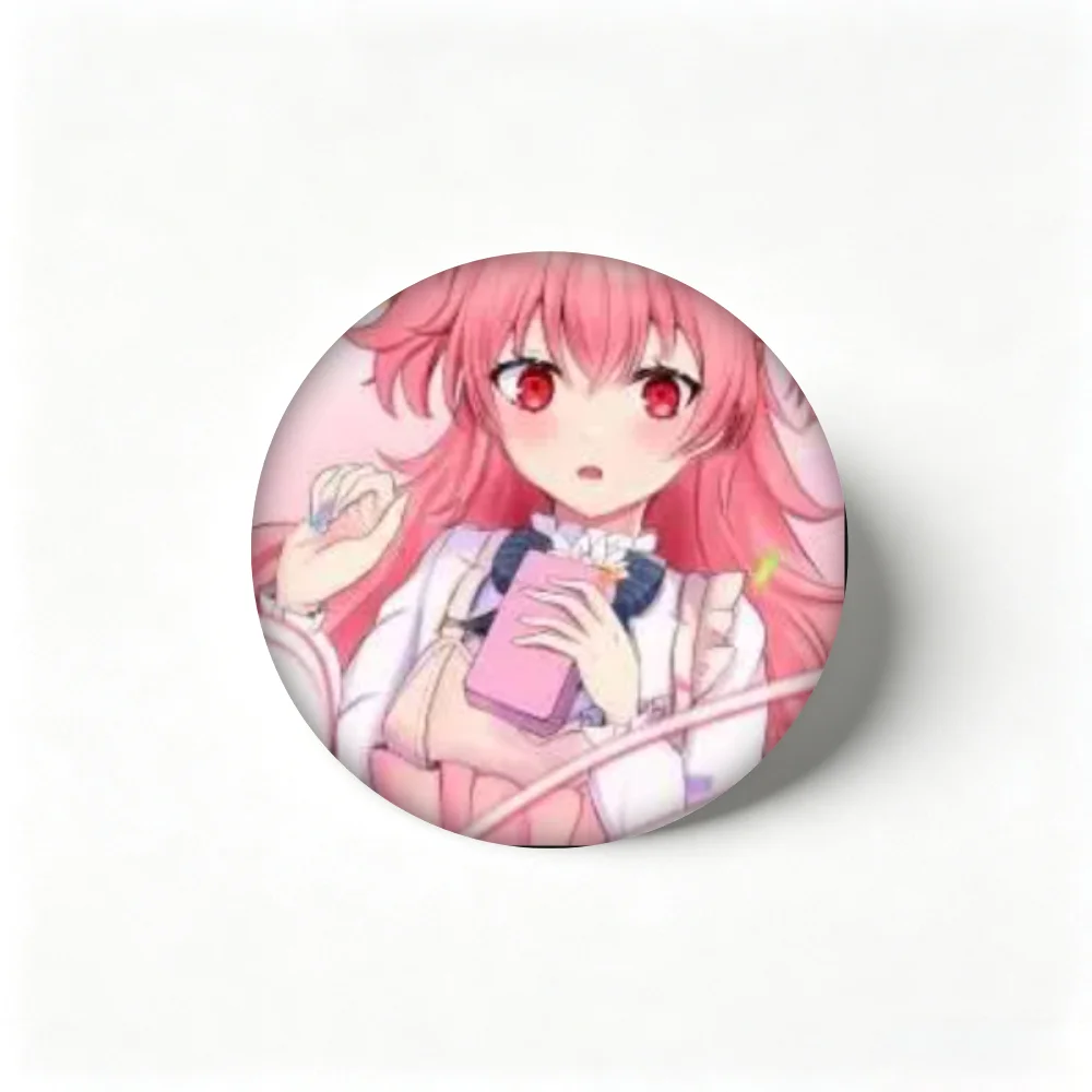 Anime Project Sekai Pins,Cartoon Figure Momoi Airi Badge,Handmade Brooches,Breastpin for Backpack Clothes Gifts