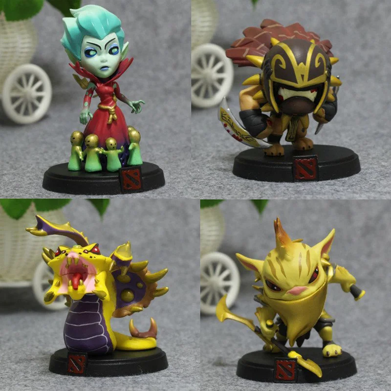 Dota2 Spiel Heroes Figur Action Modell Set Bloodseeker Kopfgeldjäger PVC Q Version Spielzeug Puppe Messer Turm Spiel Peripherie Geschenk