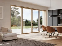 2.0mm Slide Door Soundproof Energy Saving Aluminium Sliding Door Price Tempered Glass Patio Waterproof Patio Sliding Door 2