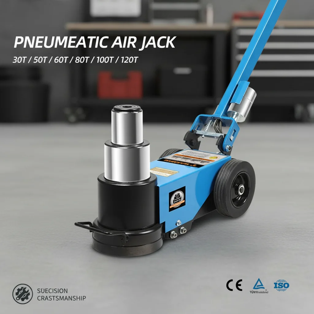 Portable Metal Vehicle Tire Repair Tool Air Compressor Emergency Hydraulic Air Floor Jack