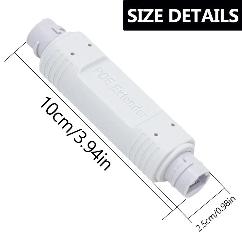Waterproof POE Repeater IP66 10/100Mbps PoE Extender With IEEE802.3af/at 48V Outdoor For POE Switch Camera view 5