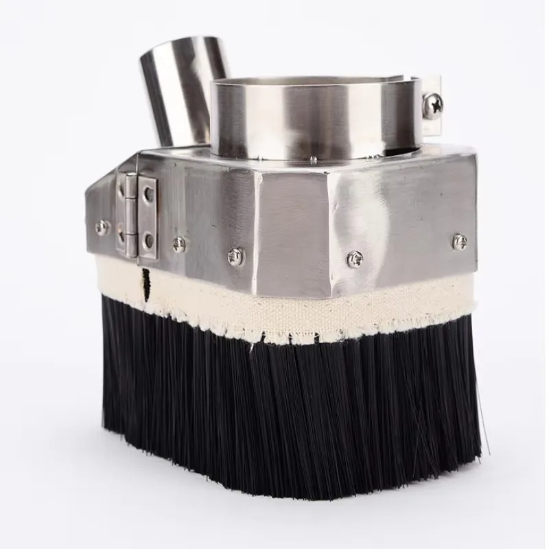 80-ミリメートル直径ステンレス鋼スピンドルダストカバー-cnc-彫刻木工機械オープンドアタイプ-15kw-または-22kw-スピンドル用