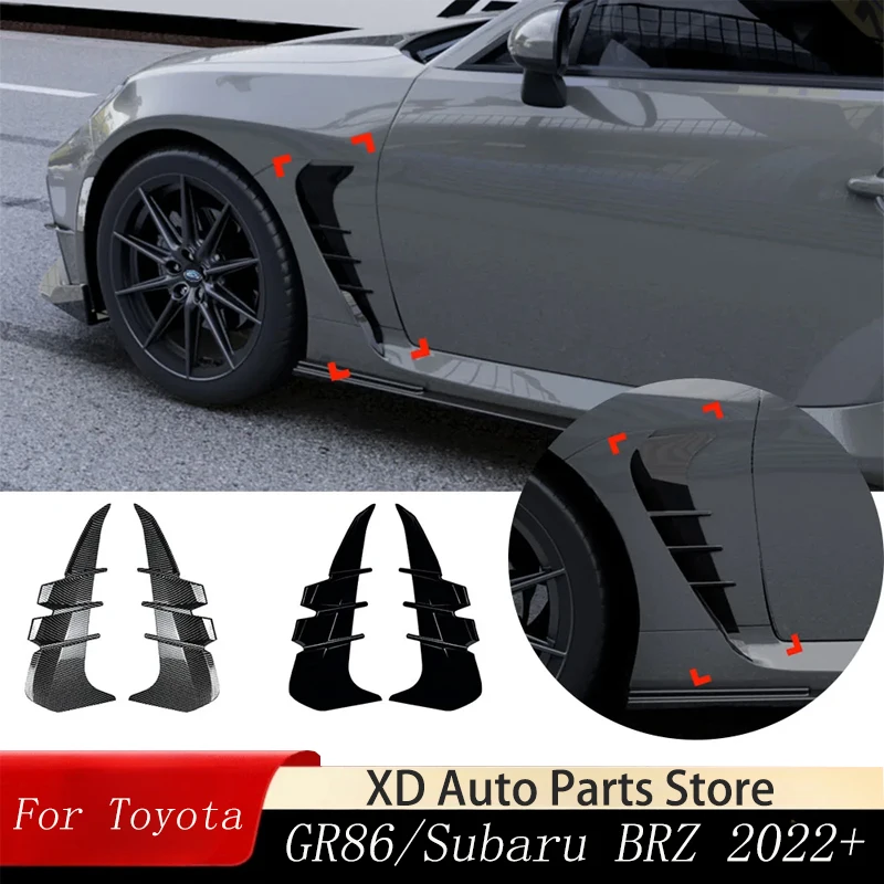 

Для Toyota GR86/Subaru BRZ 2022 + автомобильный бампер, спойлер, боковой поток, крыло, вентиляционное отверстие, комплекты кузова, тюнинг, внешнее украшение, автоаксессуары