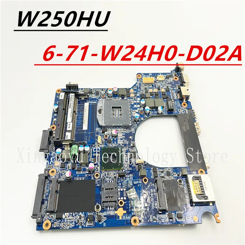 

Original For CLEVO W250HU W258HU Notebook Motherboard 6-71-W24H0-D02A 100% Test Ok Free Shipping