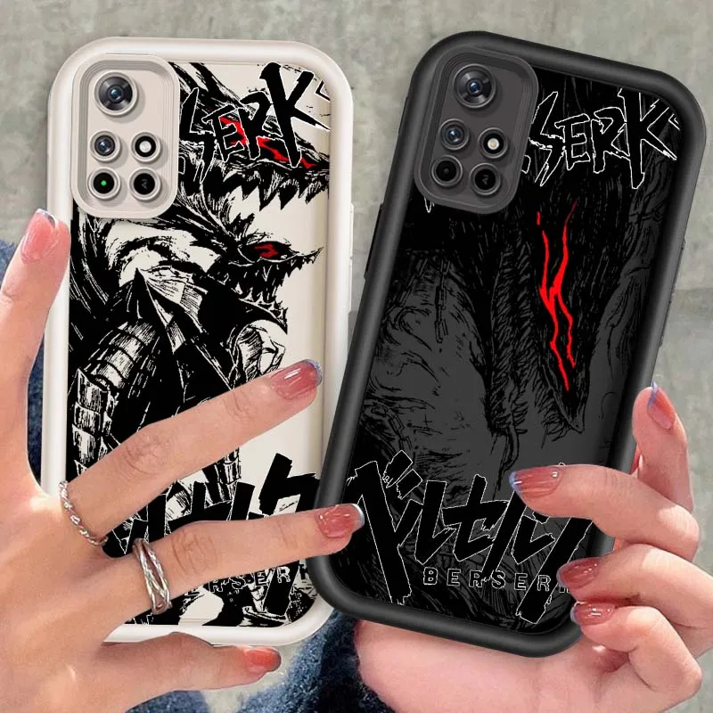 

Berserk Art Anime For Xiaomi Redmi Note 14 13 13R 12 12R 11 11E 11T 11S Pro Plus 5G Eye Ladder Cover Phone Case