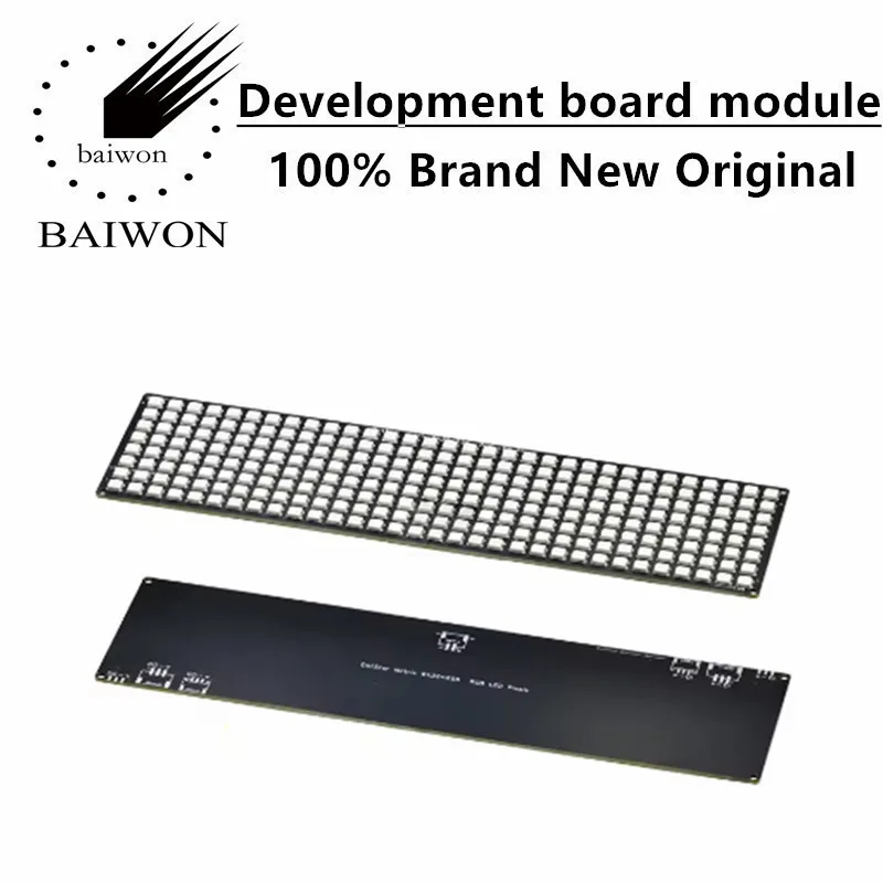 placa-de-led-rgb-ws2812-com-driver-de-256-bits-integrado-para-luzes-coloridas-8x32-leds-5050-placa-de-desenvolvimento-e-verificacao