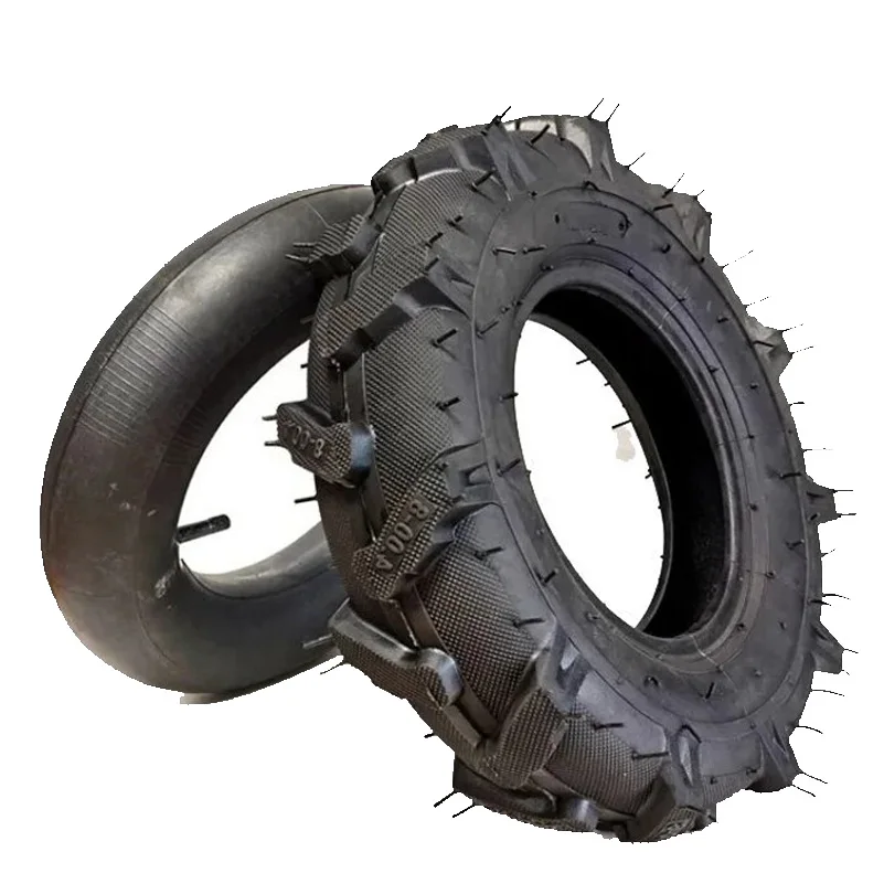 Herringbone 4.00-8 Tyre Parts Agriculture Tire Tractor s Micro Cultivator Agricultural Machinery 400-8 Rubber