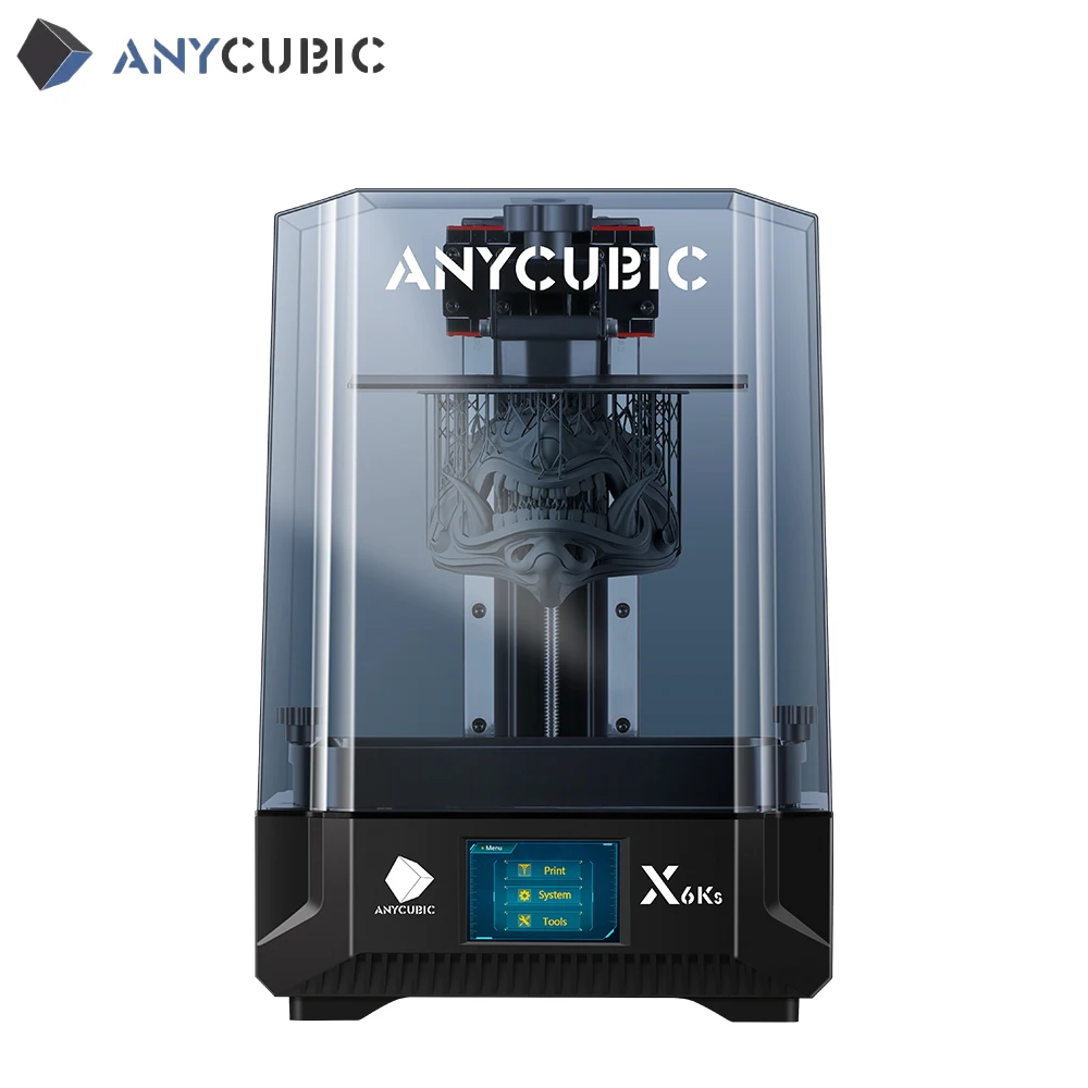 ANYCUBIC Photon Mono X 6Ks Resin 3D Printer 9.1'' 6K Large Screen 3D Printing 4.76L Dental Casting UV Resin SLA 3d Printer