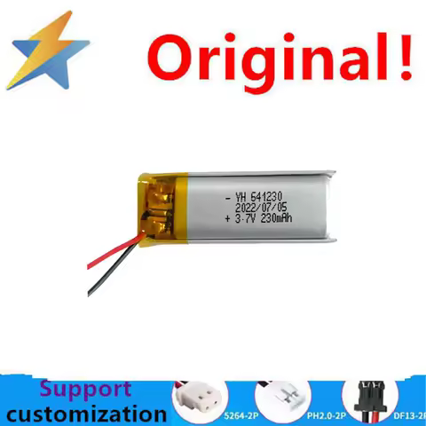 541230 polymer lithium battery 3.7V pouch battery beauty device bluetooth headset audio rechargeable lithium battery