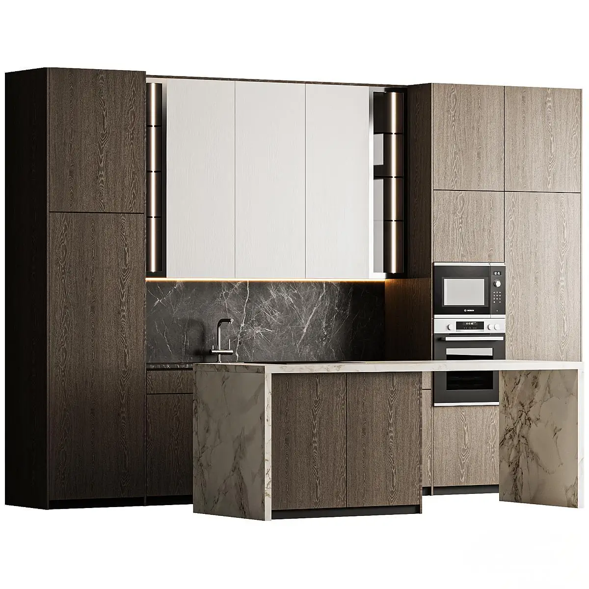 Popular custom-made luxurious high-quality kitchen design (customization)