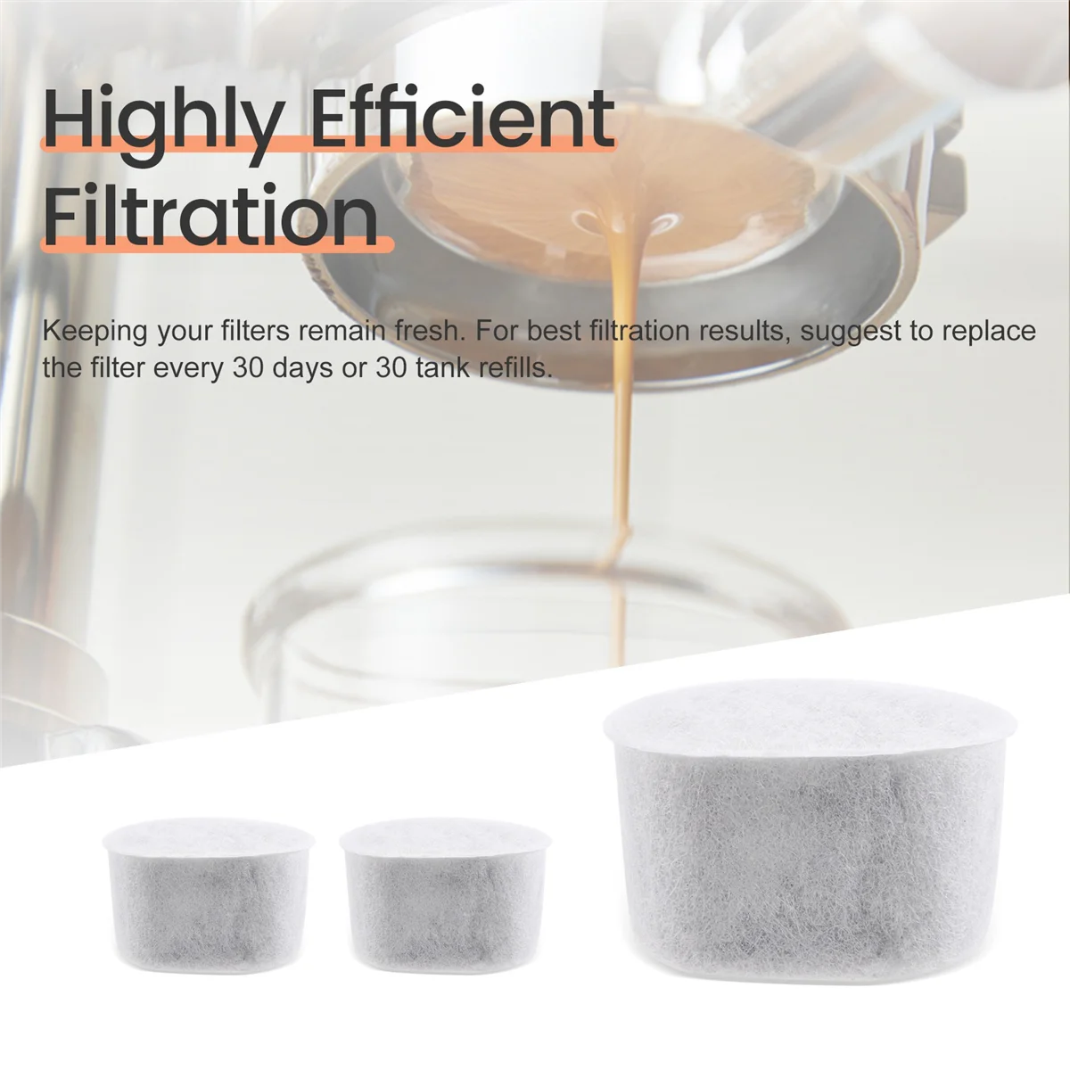 Filtro de água de substituição de peneira para BWF100 BES870 BES810 BES990 BES980 BES920 BES900XL BES870XL BES860XL BKC600XL